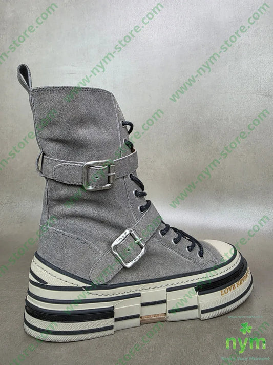 anfibio crosta vintage due cinturini SCARPE