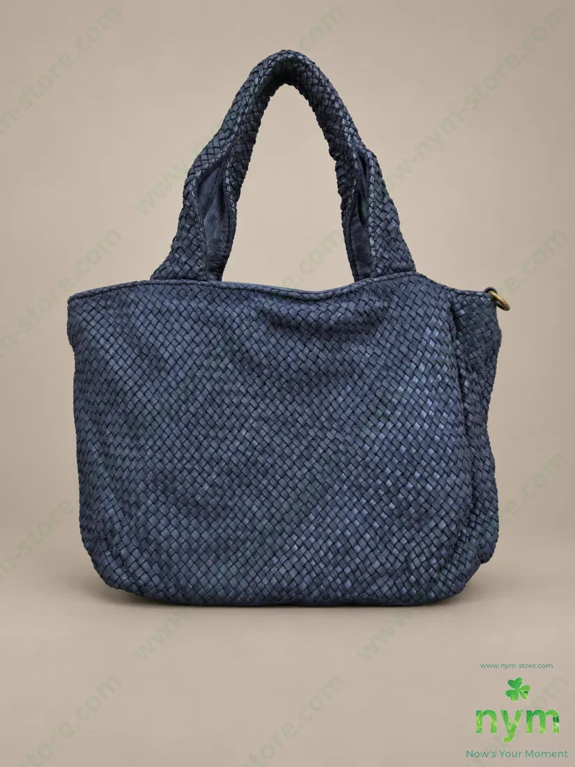 BORSA VERA PELLE 077 - U / BLU / CONTINUATIVO - BORSA
