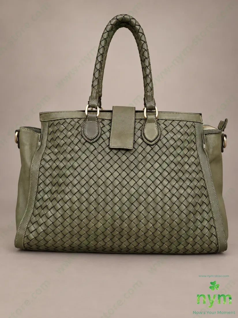 BORSA VERA PELLE 616 - U / MILITARE / CONTINUATIVO - BORSA