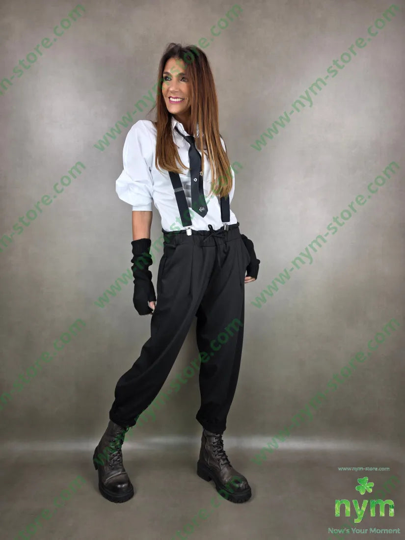 Bundle bretelle e cravatta U / NERO / CONTINUATIVO ACCESSORI