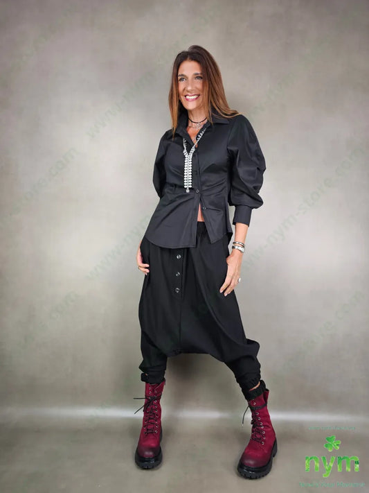 camicia con arricciature 100co CAMICIA