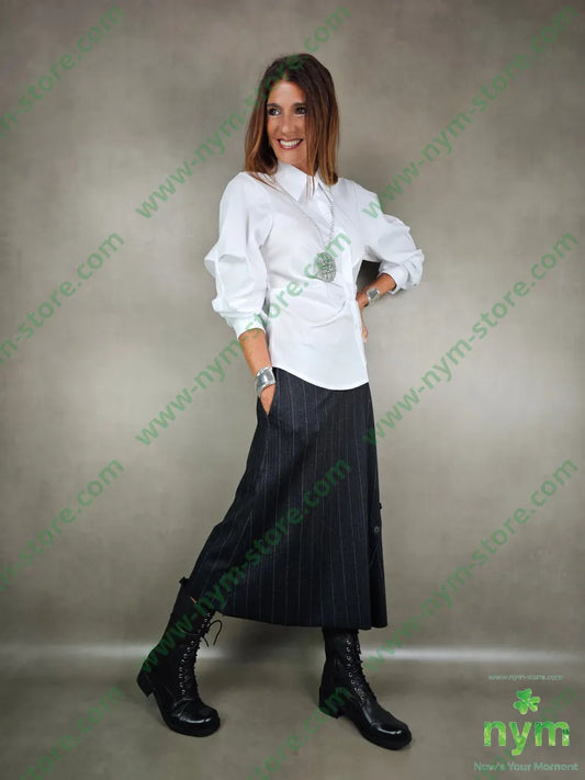 camicia con arricciature 100co CAMICIA