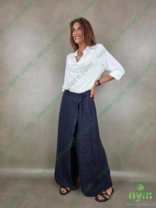 camicia drappeggio in viscosa 100vi - U / PANNA / PE26 - CAMICIA