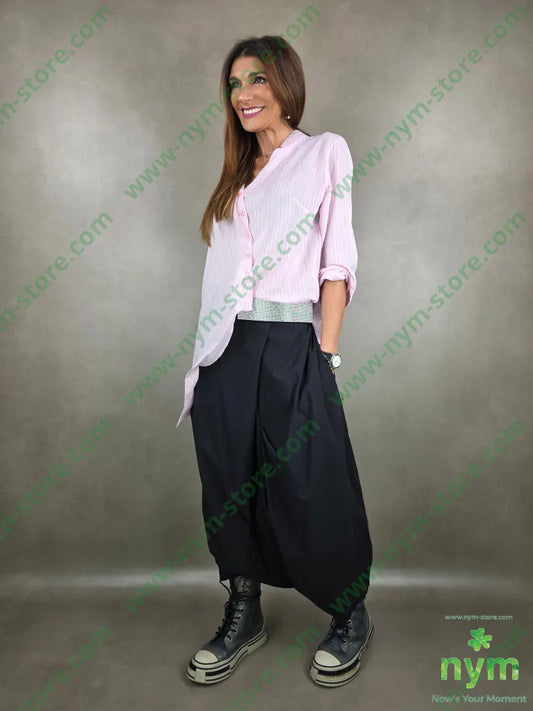 camicia guru corta tessuto gessato 100co CAMICIA