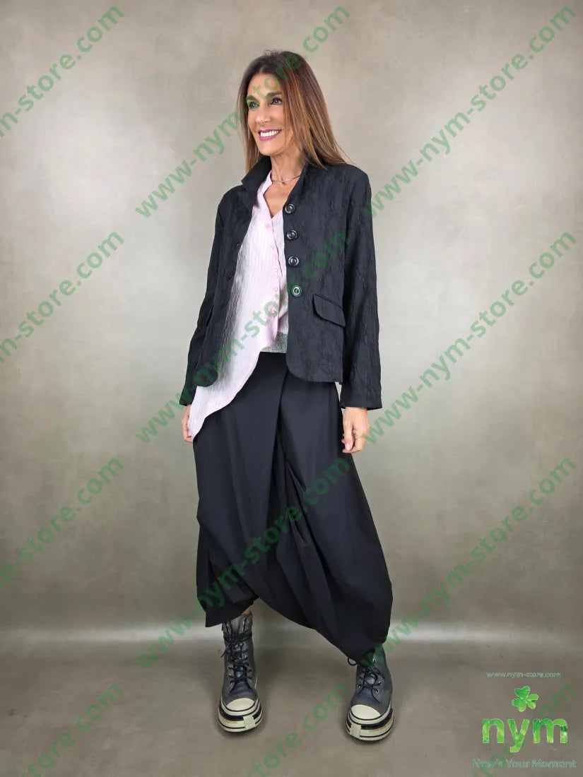 camicia guru corta tessuto gessato 100co CAMICIA