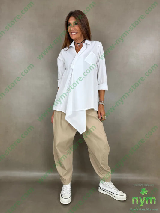 camicia tasca obliqua 100co - CAMICIA