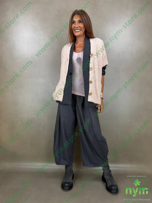cardigan boucle bottoni legno 65ac17pa9vi7wo - U / CIPRIA / AI26 - CARDIGAN