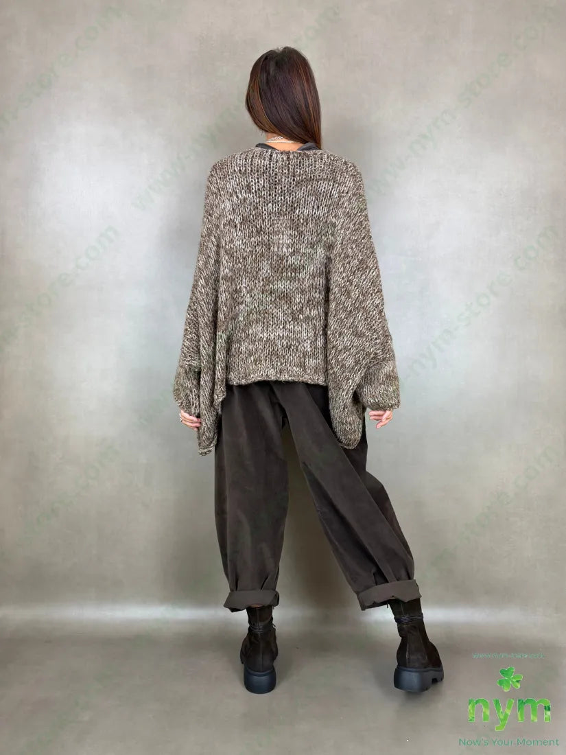 Cardigan filato effetto tweed 38ac29pa14pl12wp7wo - CARDIGAN