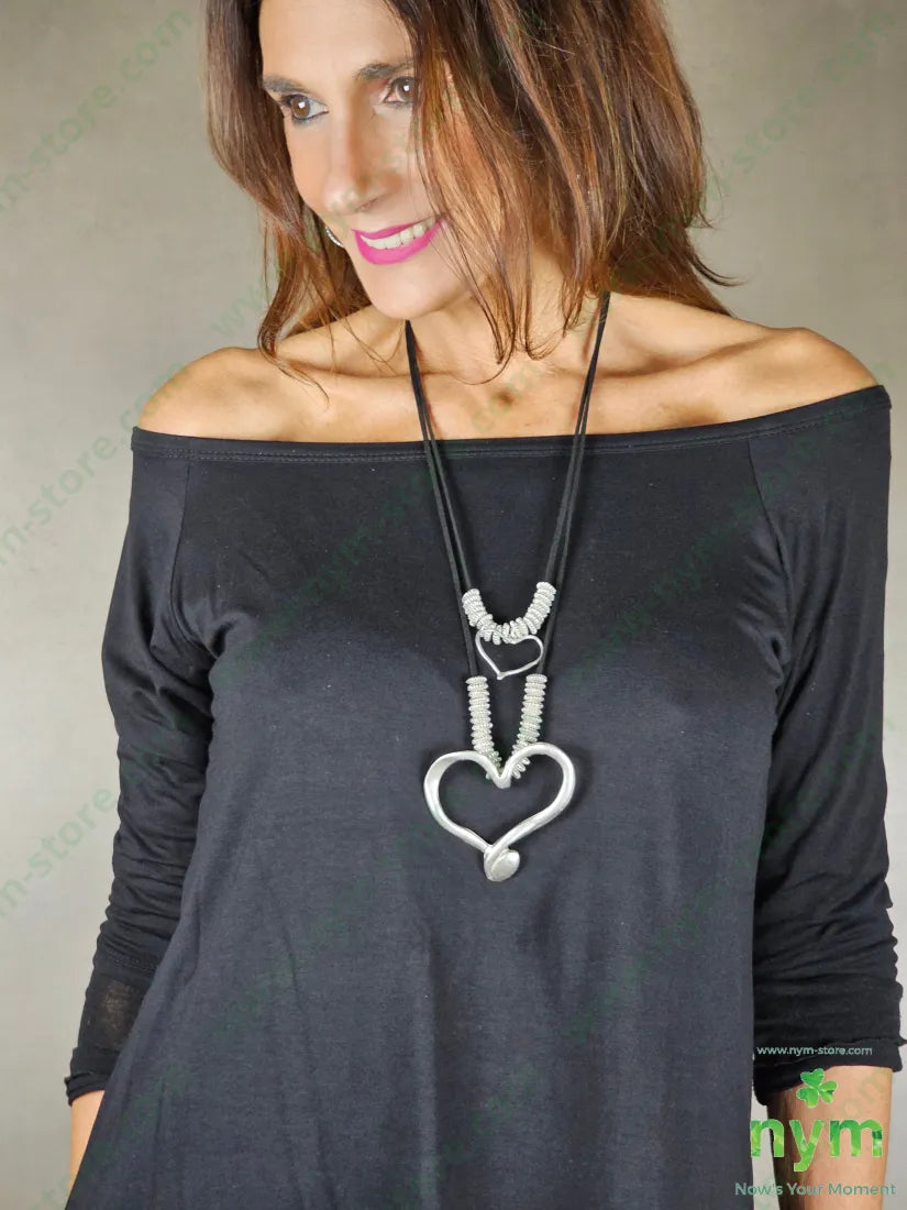 COLLANA187 U / ARGENTO / CONTINUATIVO BIJOUX