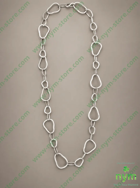 COLLANA323 - U / ARGENTO / CONTINUATIVO - BIJOUX