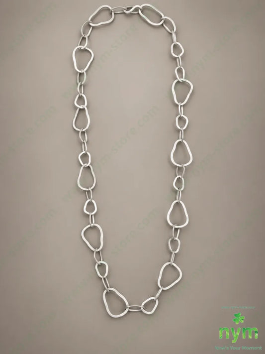 COLLANA323 - U / ARGENTO / CONTINUATIVO - BIJOUX