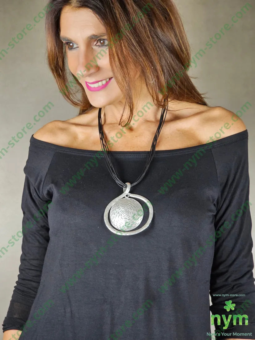 COLLANA473 U / ARGENTO / CONTINUATIVO BIJOUX