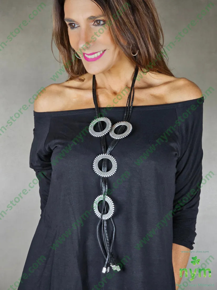 COLLANA557 U / ARGENTO / CONTINUATIVO BIJOUX