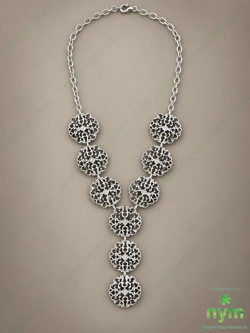 COLLANA573 - U / ARGENTO / CONTINUATIVO - BIJOUX