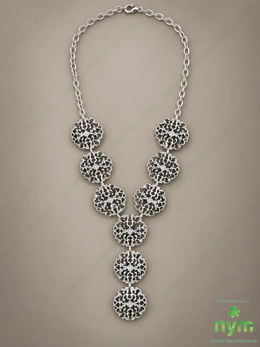 COLLANA573 - U / ARGENTO / CONTINUATIVO - BIJOUX
