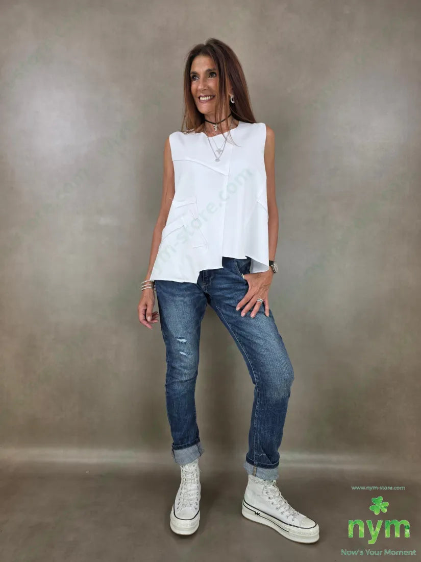 denim stretto rotture 93co5vi2ea - PANTALONE