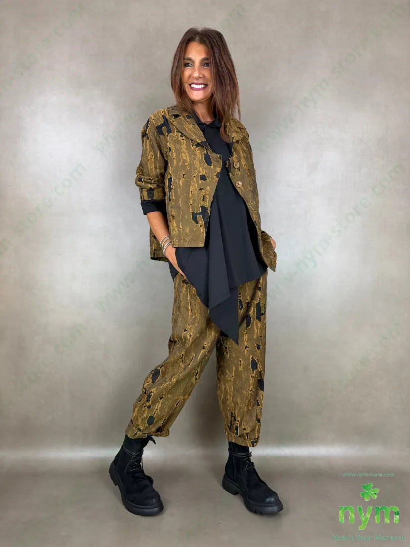 Giacca asimmetrica inserti tulle - GIACCA