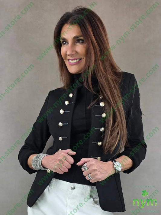 giacca di felpa corsaro corta 100co S / NERO / PE26 GIACCA