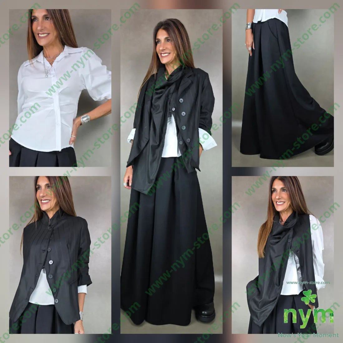 giacca gessata tono su tono GIACCA