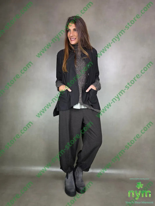 pantalone riga cucitura fondo 100co PANTALONE