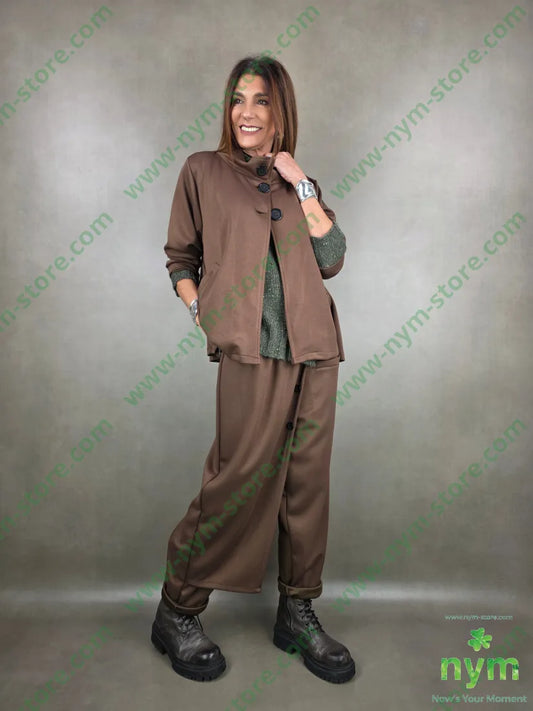 giacca scuba trapezio tre bottoni 65vi30ny5ea GIACCA