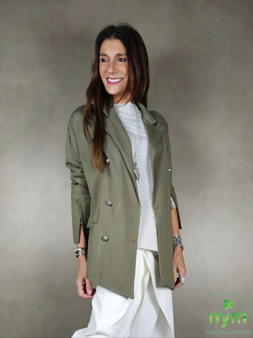 giacca sei bottoni metallo punto mi 65vi35pl5ea U / MILITARE / PE25 GIACCA