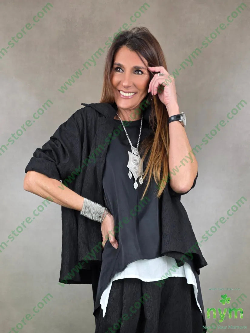 giacca tessuto a nodi 65ly33vi22ny U / NERO / PE26 GIACCA