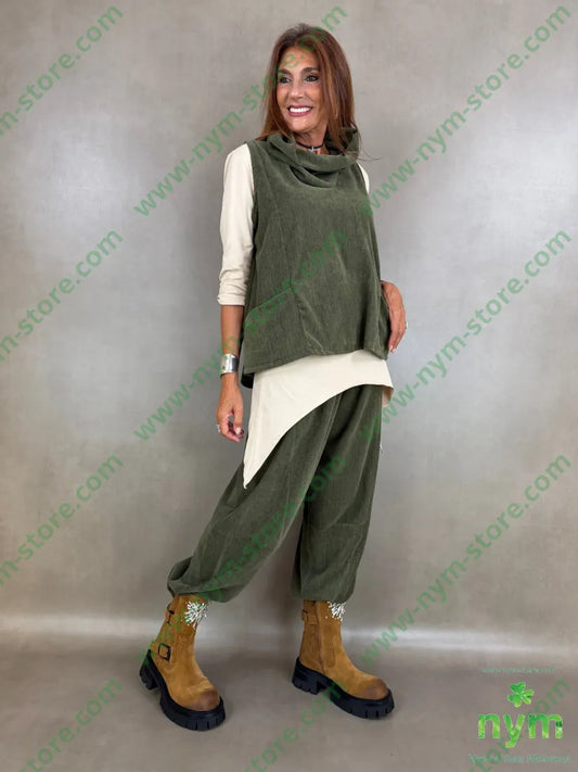 gilet collo anello ciniglia 81pl12ly2ea5ry - U / MILITARE / AI26 - CAPOSPALLA