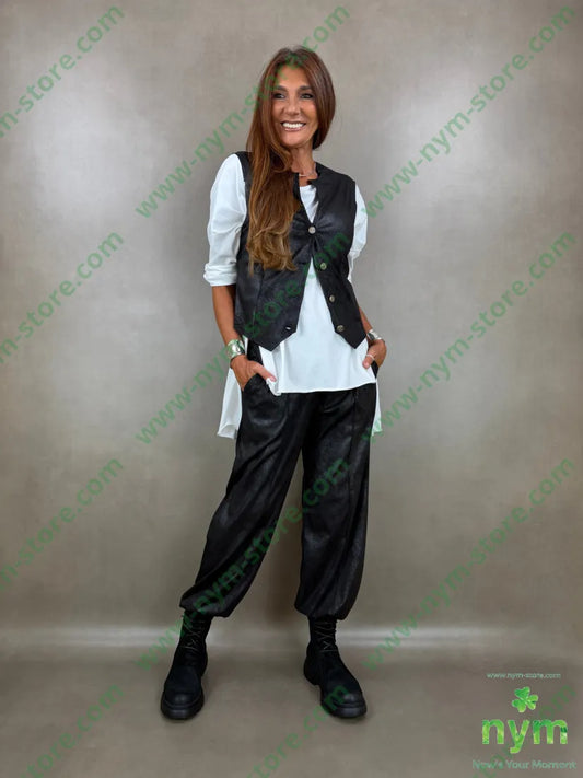 gilet eco pelle invecchiata 90pl10ea - CAPOSPALLA