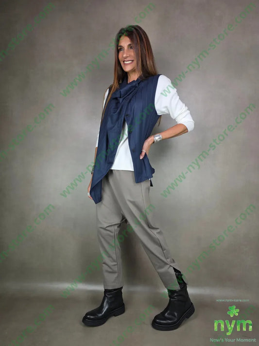 gilet gessato tono su tono 35vi30ny20wo5ea CAPOSPALLA