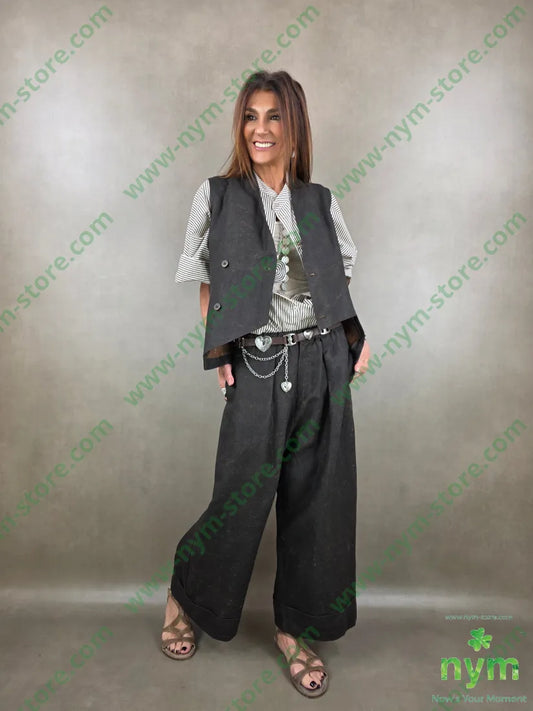 gilet lyoncell effetto pelle invecchiata 93ly7li - U / MARRONE / PE26 - CAPOSPALLA