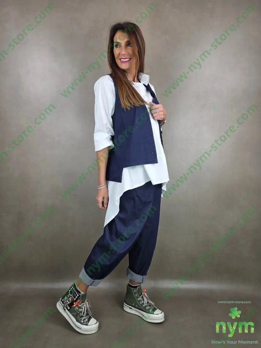 gilet tessuto denim irregolare 79vi19ny2ea U / DENIM / PE26 CAPOSPALLA