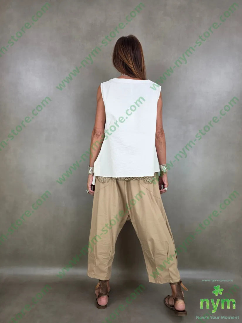 gilet tessuto martellato 87co13ny - U / SABBIA / PE26 - CAPOSPALLA