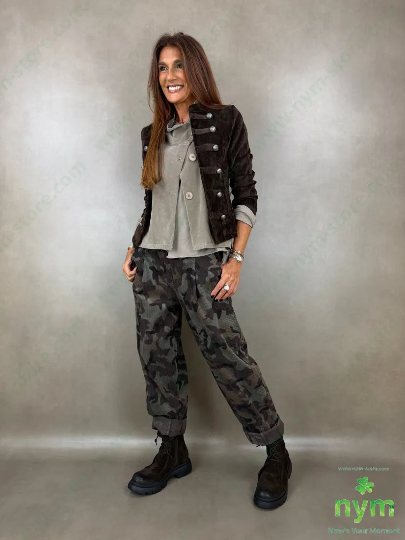 gilet velluto liscio elastan 100co - CAPOSPALLA