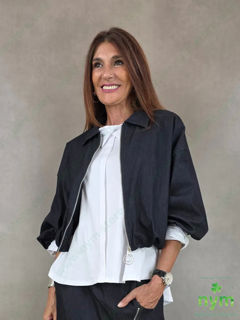 giubbotto tessuto denim super ela 70vi19pl3ea - U / DENIM / AI26 - CAPOSPALLA