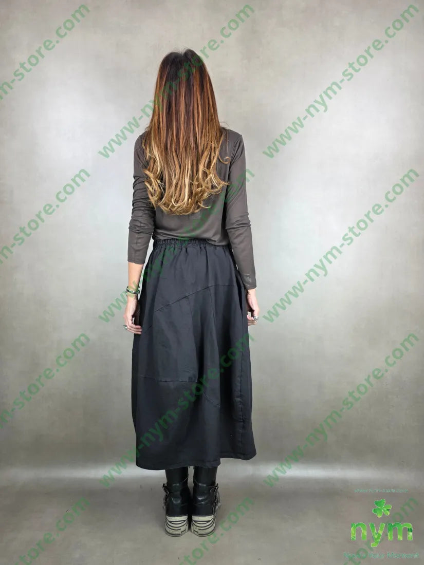 gonna anfora elasticizzata 73co25pl2ea U / NERO / AI25 GONNA