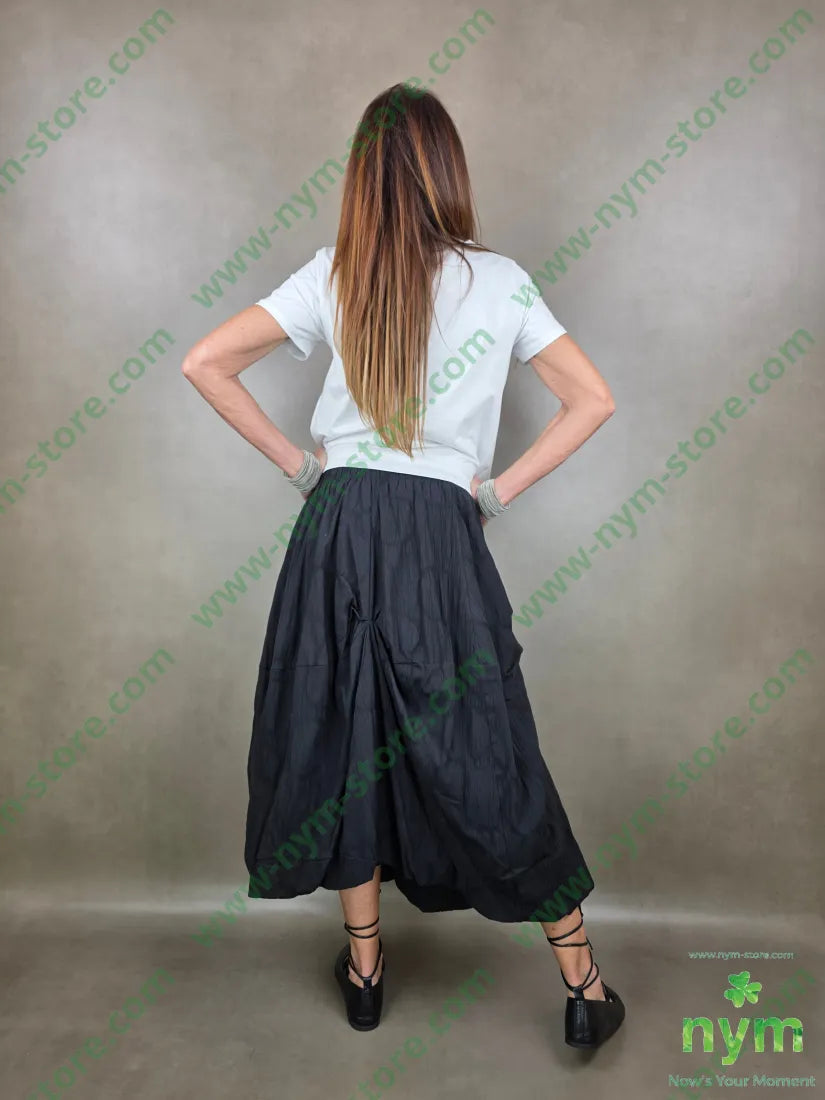 gonna cerchi goffrata 96co3pa1ea U / NERO / PE26 GONNA