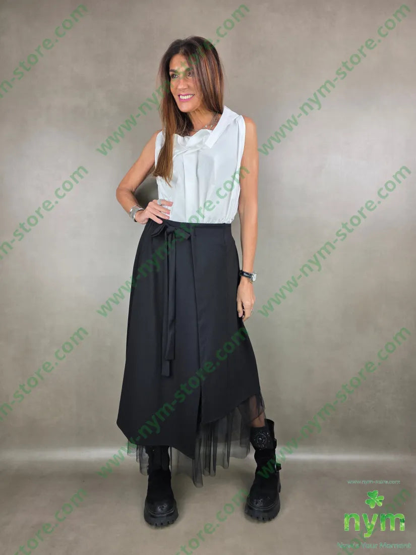 gonna fondo tulle 65vi27pl5ea U / NERO / AI25 GONNA