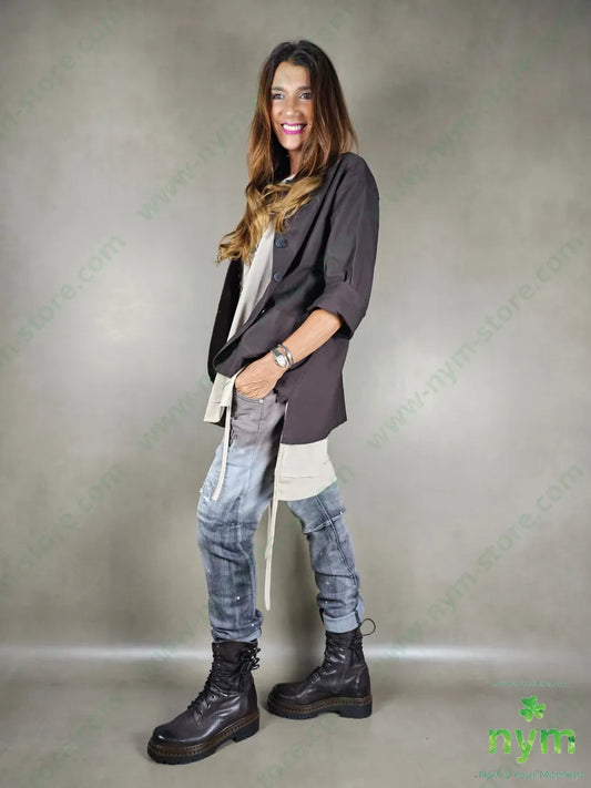 jeans tintura a spruzzo 93co5vi2ea PANTALONE