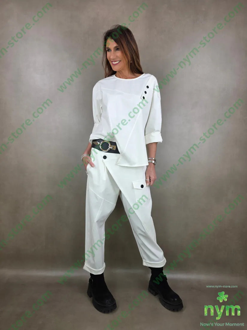 maglia bottoni diagonali 66co29pa5ea MAGLIA