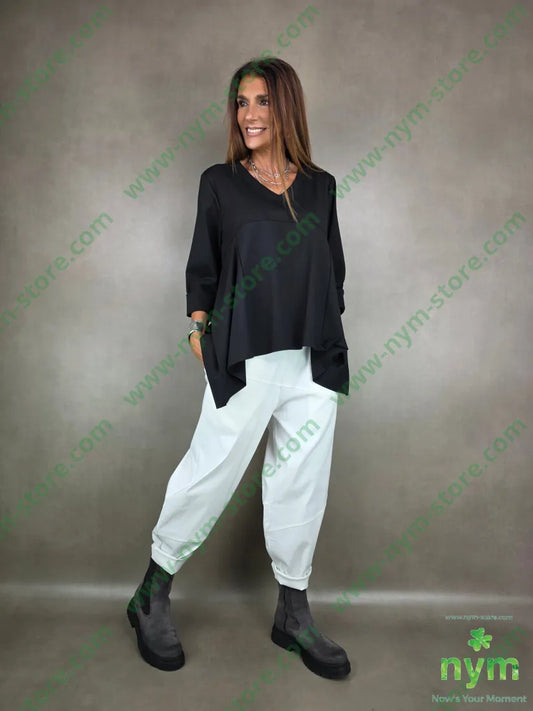 maglia in punto mi scollo a v MAGLIA