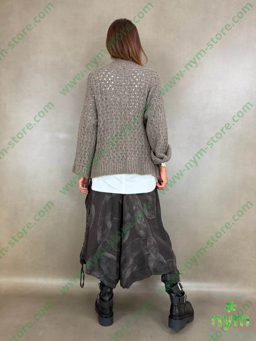 maglia kaftano traforata 65ac17pl9vi9wo - U / FANGO S. / AI26 - MAGLIA