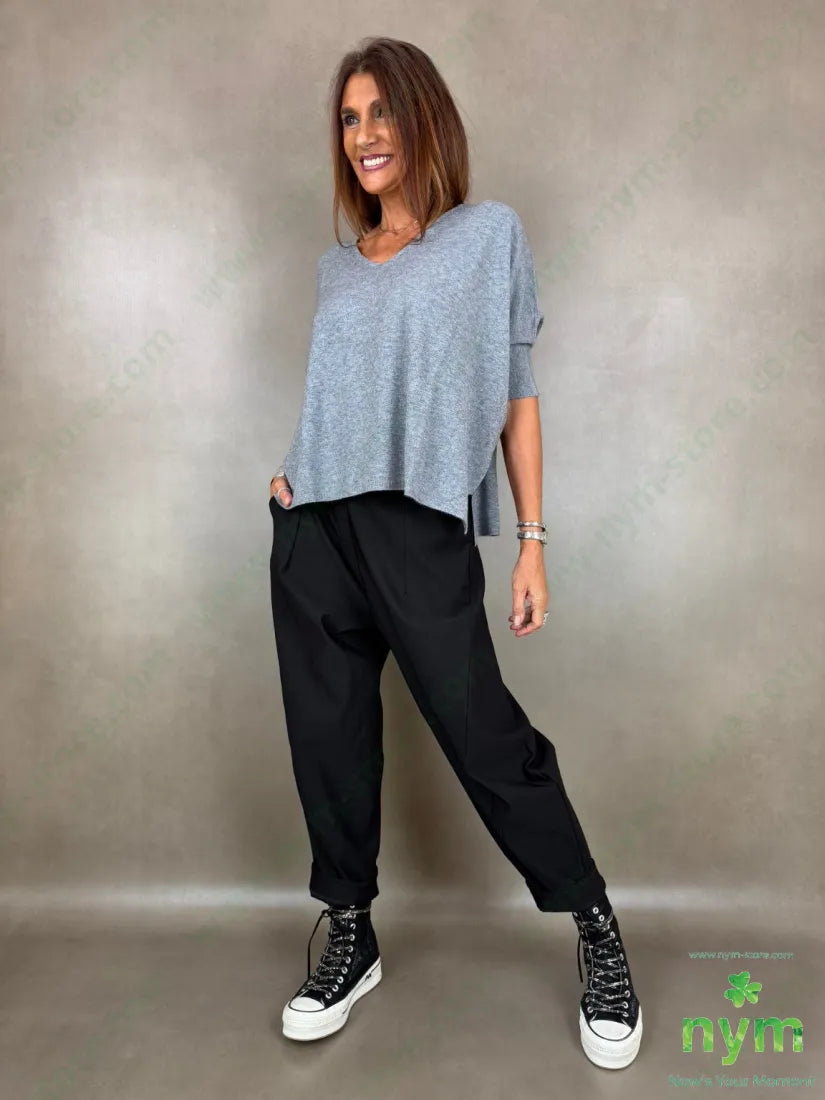 Maglia scollo V senza cuciture 50vi27pl23pa - MAGLIA