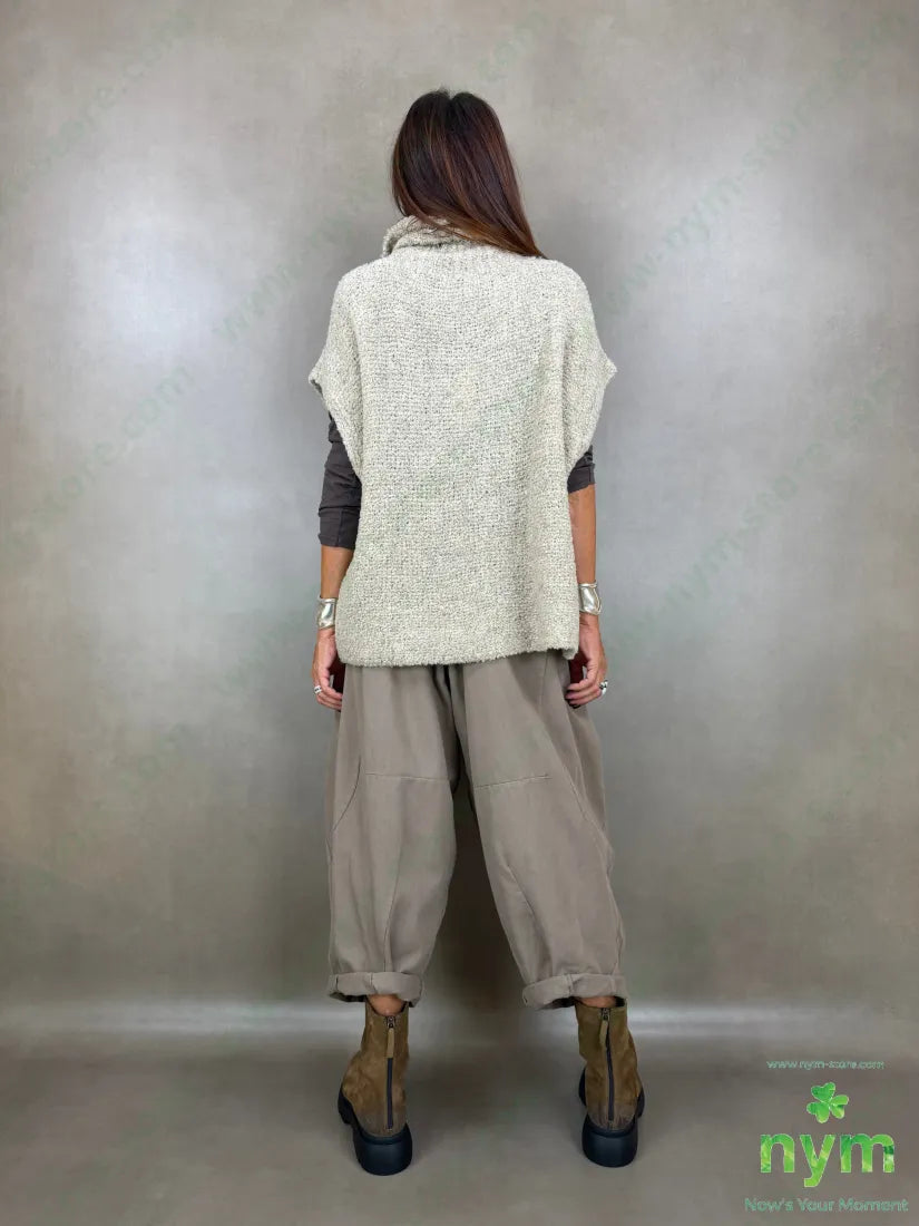maglia senza maniche boucle collo ciambella 65ac17pl9vi9wo - MAGLIA