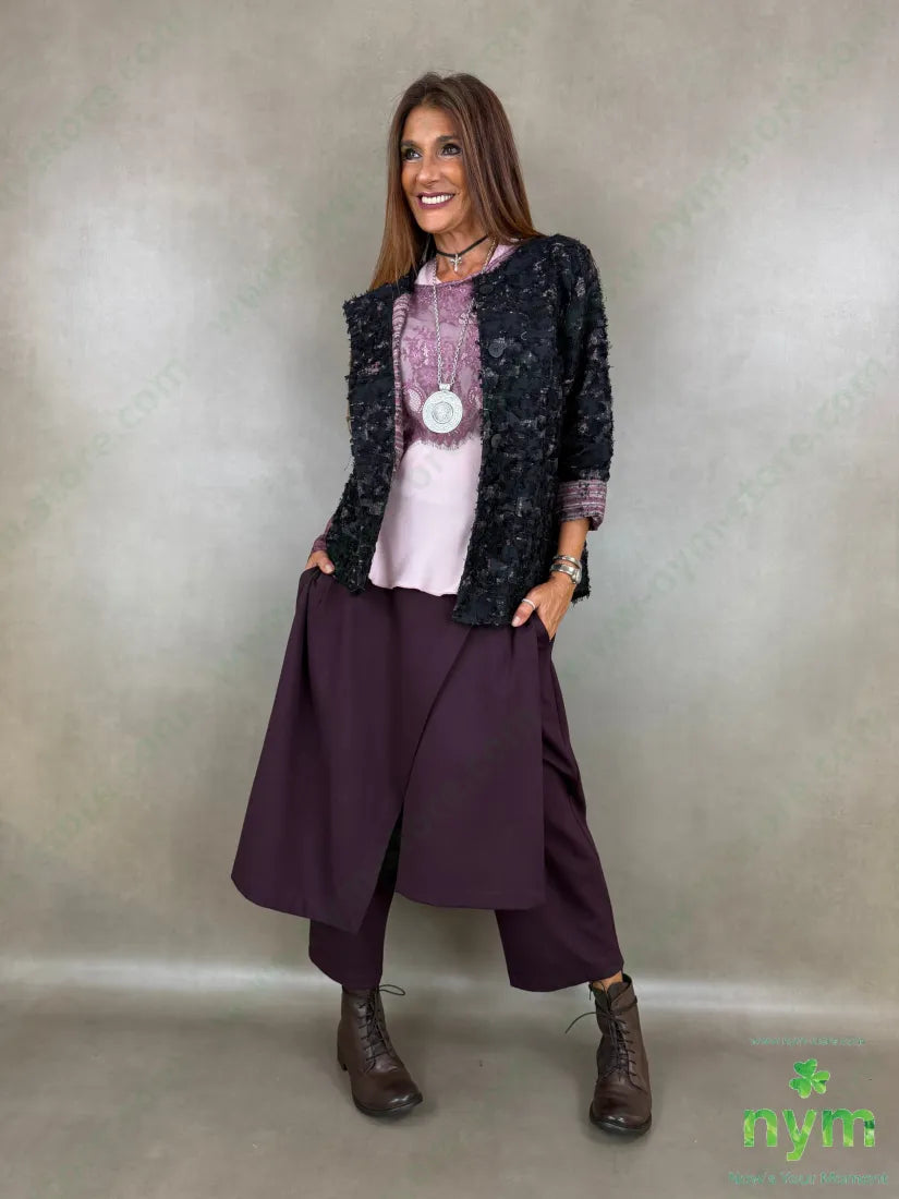 pant pareo removibile punto milano b 60vi35pa5ea - U / BORDO / AI26 - PANTALONE
