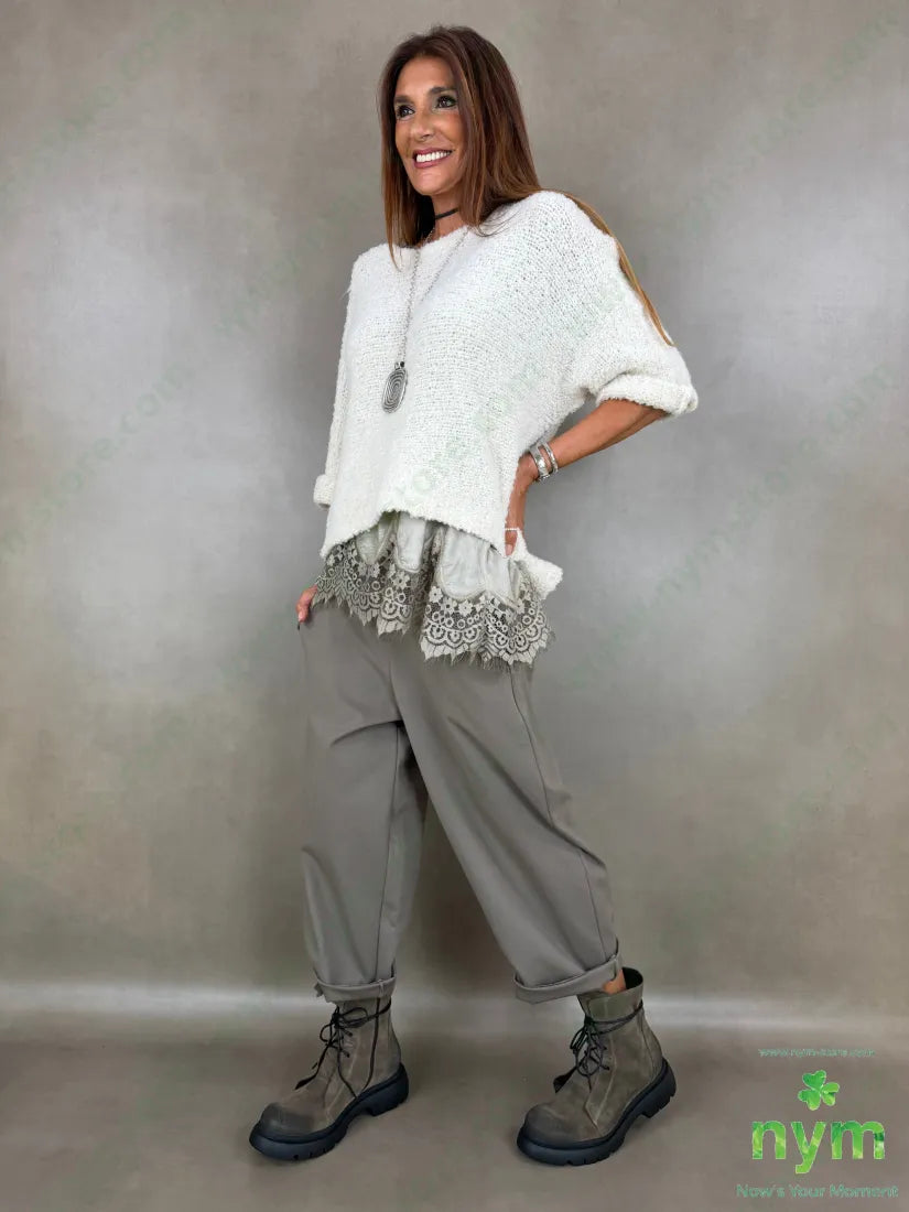 pant pareo removibile punto milano f 60vi35pa5ea - U / FANGO / AI26 - PANTALONE