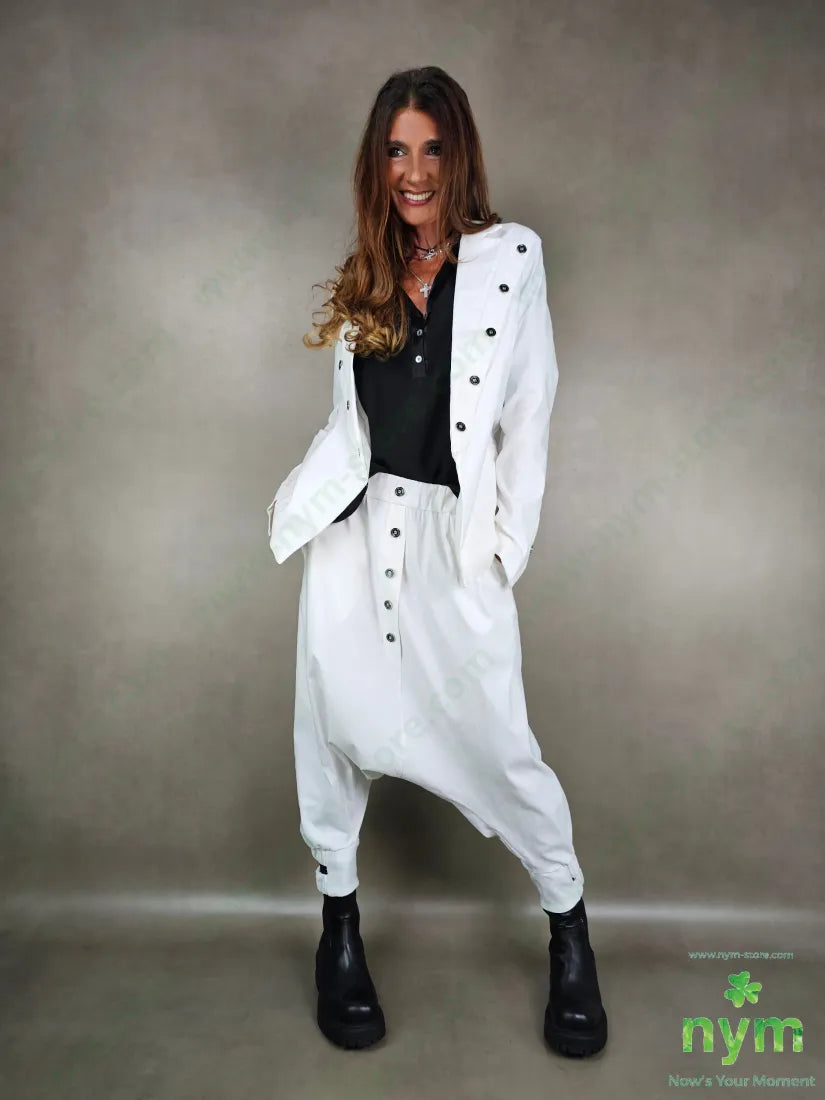 panta bottoni doppio elastico 78vi19pa3ea PANTALONE