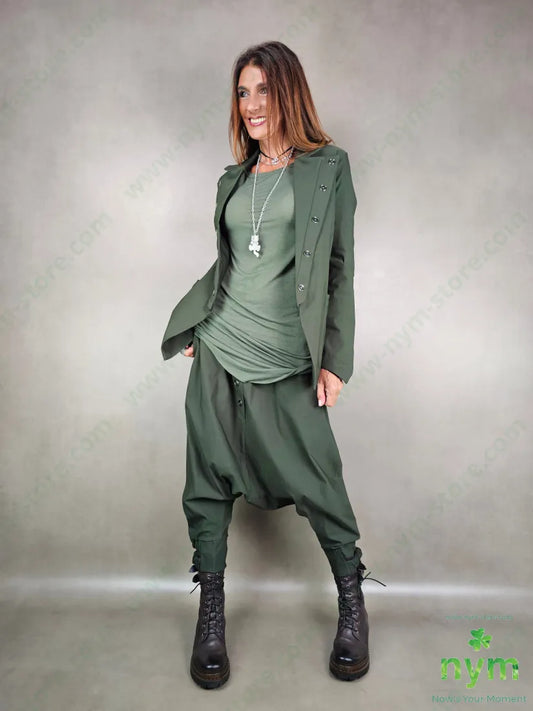 panta bottoni doppio elastico 78vi19pa3ea PANTALONE
