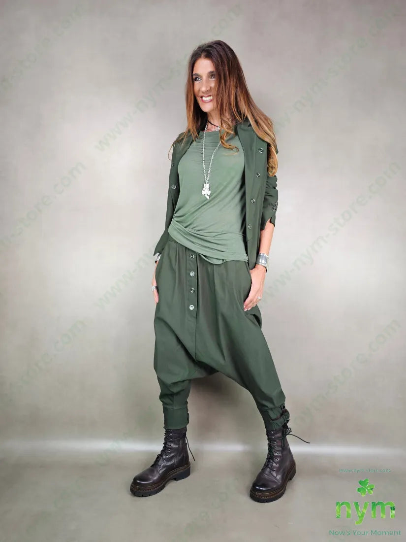 panta bottoni doppio elastico 78vi19pa3ea PANTALONE