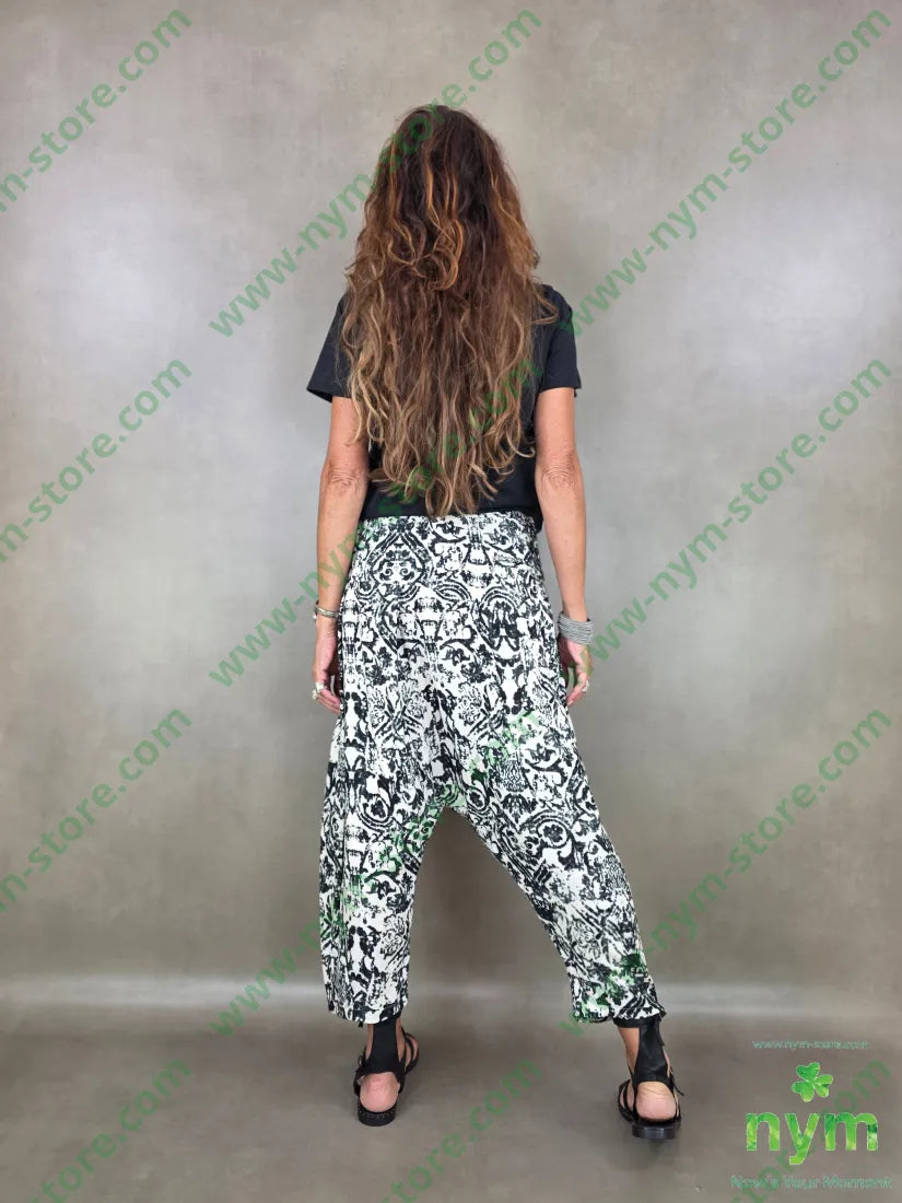 Panta cavallo basso batik 100co - U / NERO / PE26 - PANTALONE